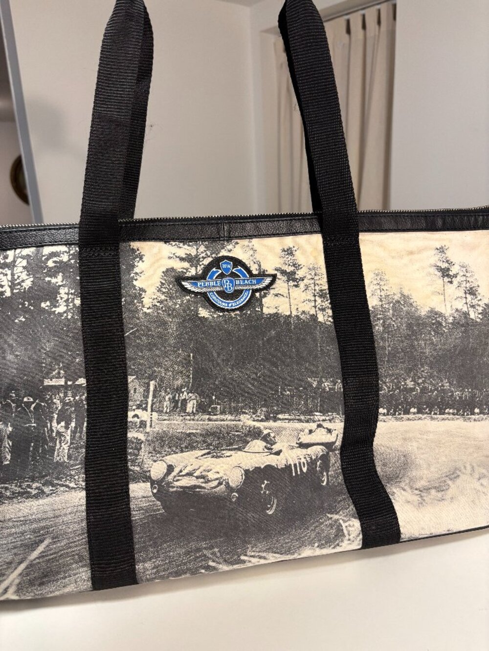 2016 Pebble Beach Concours Road Race OSPREY by Graeme Ellisdon Tote